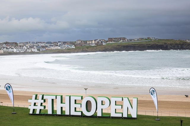 Pictured at Kerr Street Green on May 2 during Tourism NI’s Epic Journey to The 153rd Open.