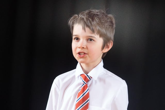 A confident performance from Jacob Glendenning at the Portadown Music Festival. PT15-224.