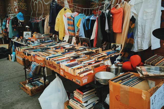 It's not just clothes that you can find in a charity shop.