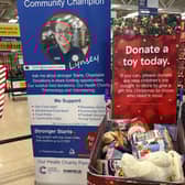 Donation point at the Tesco Banbridge Superstore.