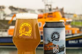 Portrush's Lacada Brewery has produced a new ale called 'Out on a Shout' to mark 200 years of the RNLI. Credit Lacada Brewery
