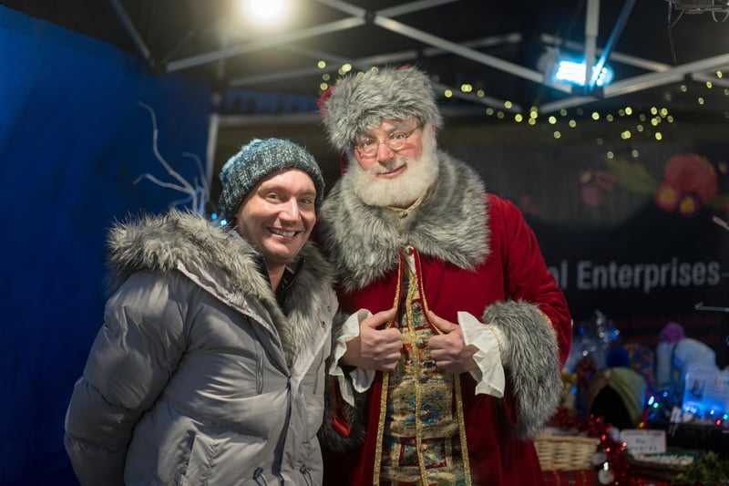 Visiting Santa at the Royal Hillsborough Christmas Market