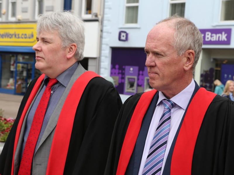 Commemorating D-Day in Coleraine.