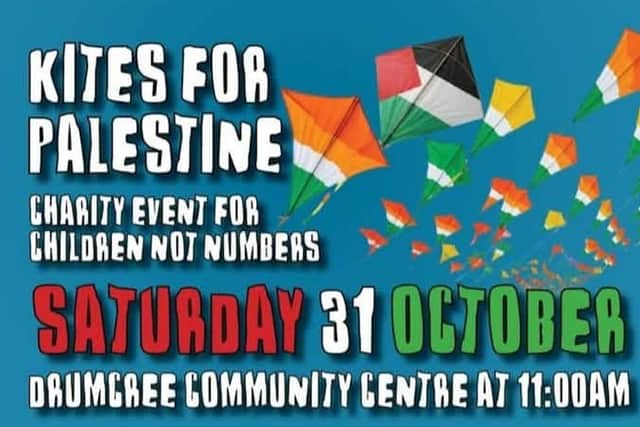 Kites Not Frights event for children on Garvaghy Road, Portadown, Co Armagh.