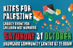 Kites Not Frights event for children on Garvaghy Road, Portadown, Co Armagh.