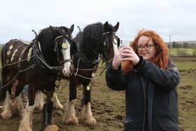 Joanne O'Neill pictured at the Ballycastle St Patrick's Day Ploughing Match