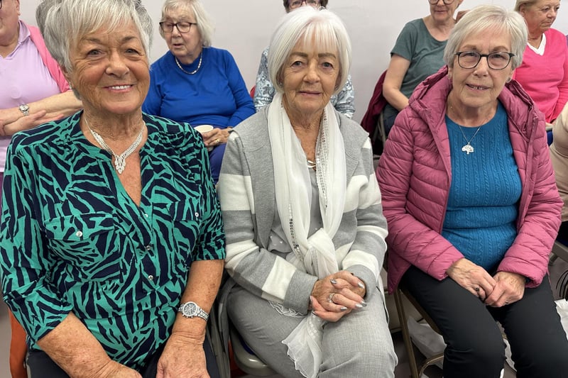 Wilma, Anne and Margaret enjoyed the falls awareness event.