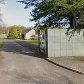 The ring is thought to have been lost on the red pitch at the school, says the PSNI. Image: Google