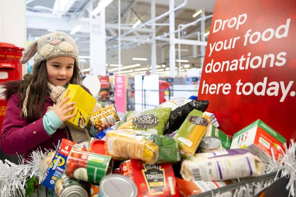 Tesco food donations