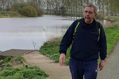 ​Keen walker Dereck is taking on the challenge to mark his 80th birthday next month.