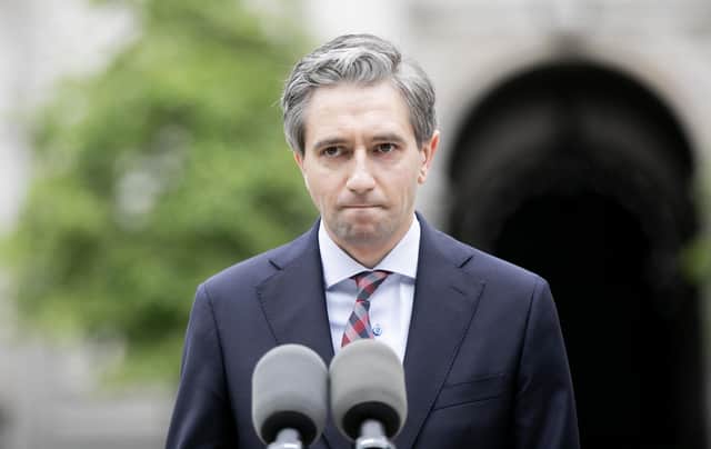 Taoiseach Simon Harris has put the issue of a border poll and Irish unity on the back burner. Photo: Gareth Chaney/PA Wire