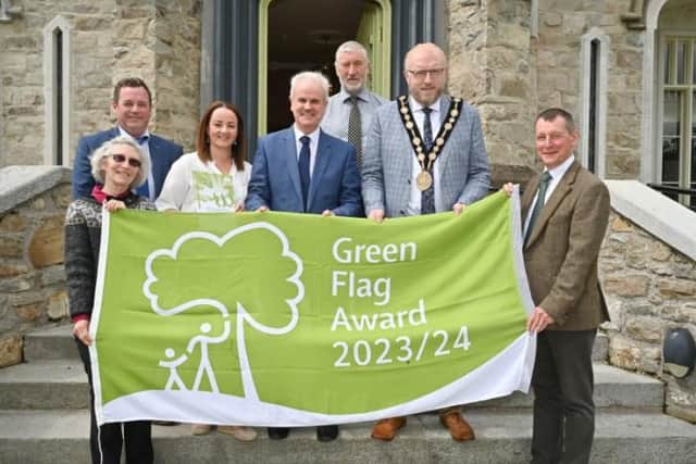 Lisburn and Castlereagh City Council is delighted to retain the Green Flags for six of its local parks. Pic credit: LCCC
