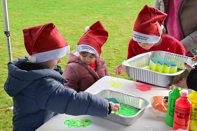 Visitors joined Santa and his friends for some Christmas fun
