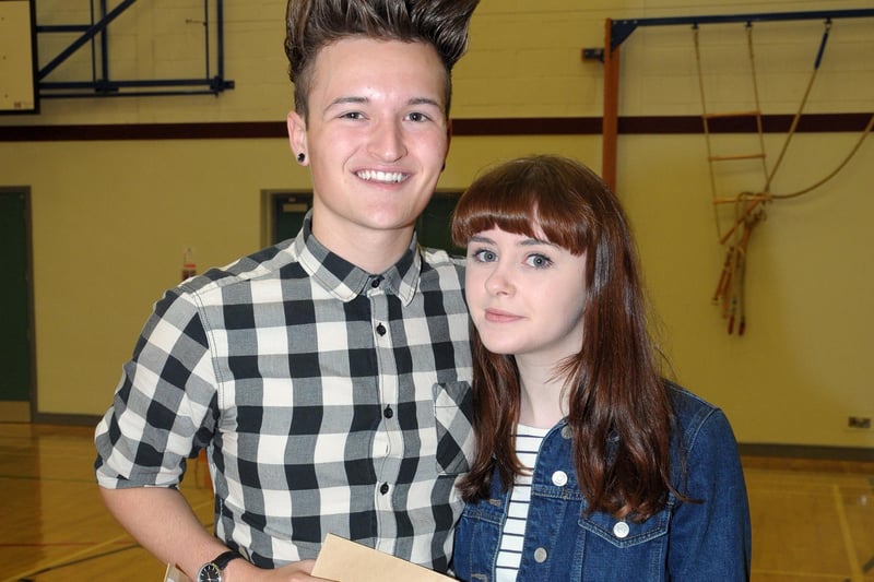 Ulidia students, Ross Crowe and Jessica Browne achieved As and Bs in their A Levels in 2016. INCT 34-209-AM