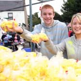 Selling Yellow Man at a previous year's fair in Ballycastle. Photo: National World