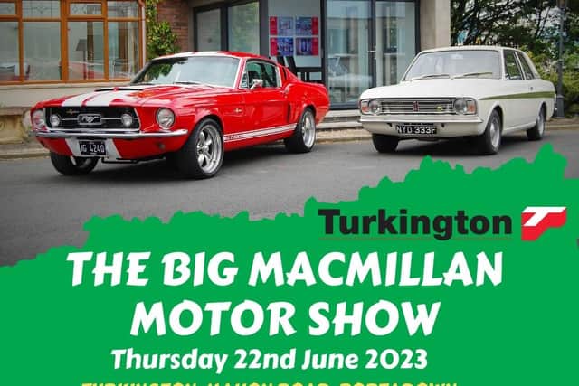 The Big Macmillan Car Show is taking place this Thursday at Turkingtons in Mahon Road Industrial Estate, Portadown.