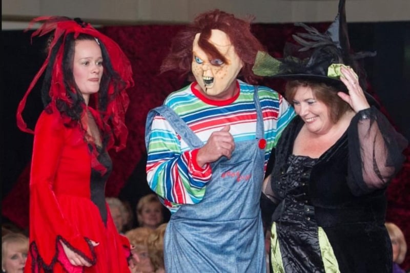 Chucky made an appearance at the Knockagh Lodge in 2012.