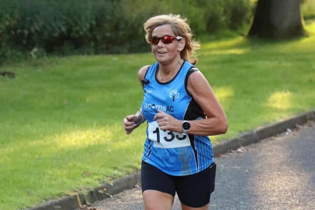 Carol Brownlee in training for the London Marathon | Supplied