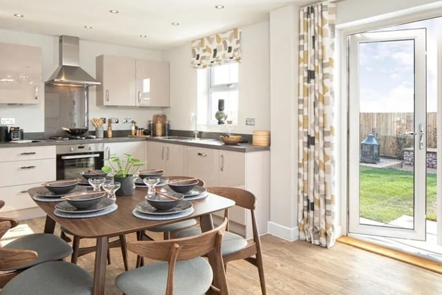This three bed new build home in Havant Road, Havant, has gone on sale for £437,000. It is listed on Zoopla by David Wilson Homes - Harbour Place.