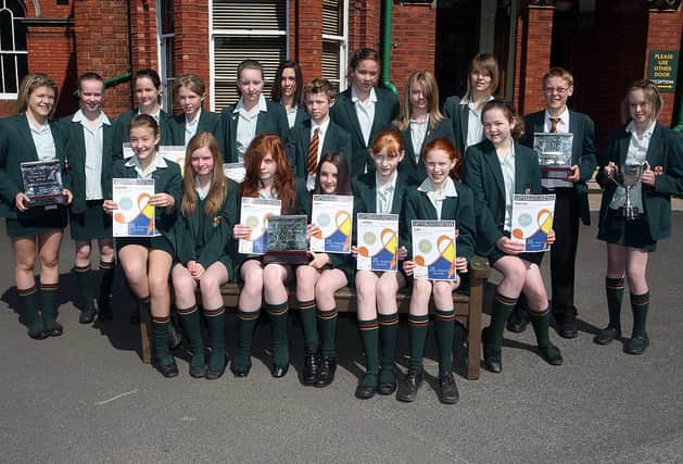Pupils from Friends’ School who participated in the Lisburn Arts Competition in 2008