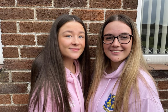 Jodie Stephenson and Lucy Orr will be starting degree courses at Ulster University and Stranmillis University College.