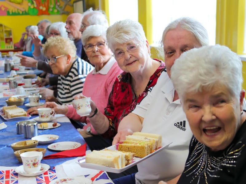 Coronation Big Lunch celebrations at Harpur's Hill Primary School.