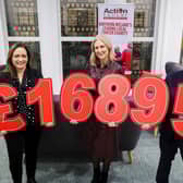 L-R: Gillian Sadlier, Chairperson, Chartered Accountants Ulster Society; Zara Duffy, Head of Northern Ireland, Chartered Accountants Ireland and Gareth Kirk, Chief Executive, Action Cancer.