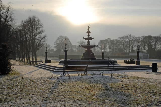 Northern Ireland’s largest and most beautiful urban park, the second largest public park in Ireland. Pictured here is the Coalbrookdale Fountain - a cast-iron fountain which was originally erected in 1888 in Lurgan town centre to celebrate Queen Victoria’s Jubilee. It was moved to Lurgan Public Park in the mid 1920’s to make way for the war memorial. While other similar cast iron fountains survive around the world - from Christchurch, New Zealand to Weston-super-Mare, Somerset - no other fountain is known to survive with its original lamp posts. Some Coalbrookdale fountains were brightly painted, but early photographs suggest that Lurgan’s fountain, like others of the period, was painted a single dark colour in imitation of bronze.