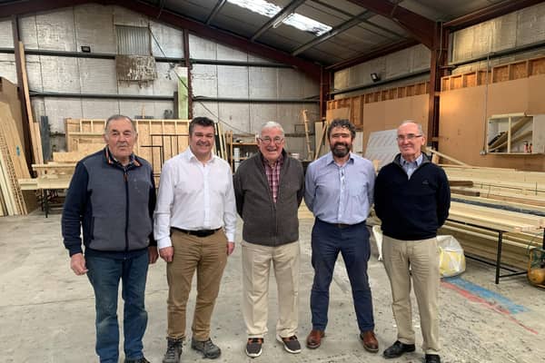 The Gribbin Family, from left, Joe Gribbin, nephew Niall Gribbin, Eamon Gribbin, nephew Mark Gribbin and Liam Gribbin. Credit: Submitted