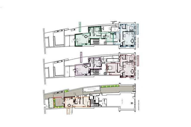 The apartments will be accommodated within the former bank building over three floors. Image: ABC planning portal