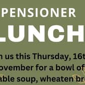 A Pensioners' lunch has been organised by Portadown Cares this Thursday.