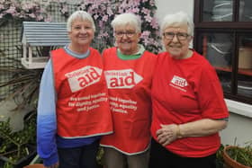 Retired Ballycastle teacher Dibbie McCaughan (right) is taking part in Christian Aid’s ‘70k in May'.