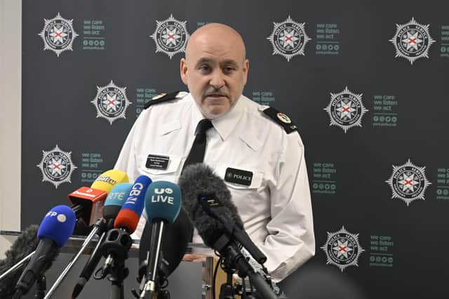 PSNI Assistant Chief Constable Ryan Henderson. Picture: Stephen Hamilton / Press Eye.