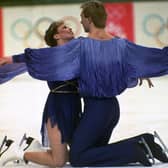 Finest hour: Britain's Jayne Torvill and Christopher Dean perform their "Bolero" ice dancing routine to win gold at the Winter Olympics in Sarajevo, on February 14, 1984.