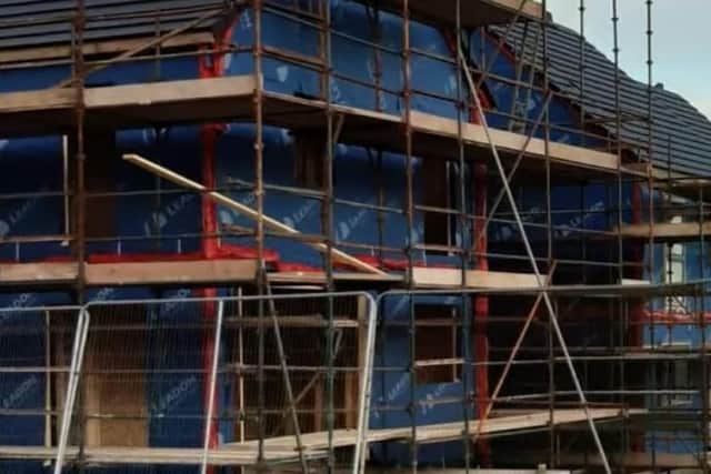 Homes under construction (archive image). Photo: Local Democracy Reporting Service