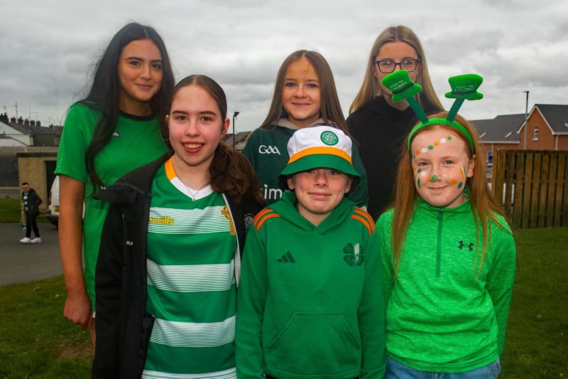 Looking cool at the St Peter's GAC St Patrick's Day parade. LM11-215.