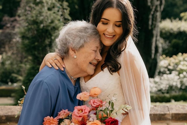 Amy and her beloved granny. Iain Irwin Photography