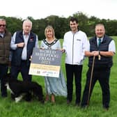 L-R Bill Porter, Gerry Mellotte, Lord Mayor Margaret Tinsley, Marc Coppez and John McCullough. Pic credit: Kelvin Boyes