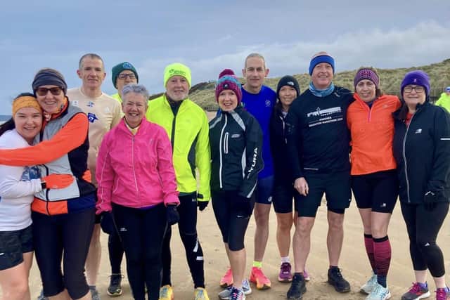 Springwell Running Club members at Portrush Parkrun. Credit Ingrid Hamilton