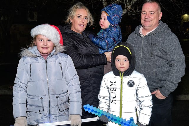 All smiles at the Coalisland Christmas Lights Switch on event.