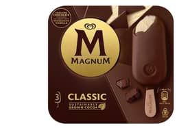 Some packs of Magnum Classic Ice Cream Sticks are being recalled because they may contain pieces of metal. Picture: Magnum