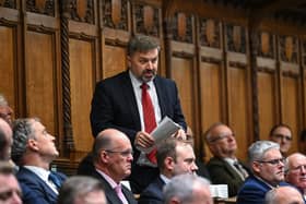 Robin Swann MP speaking in the House of Commons last week.