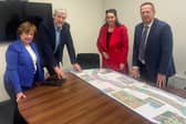 Diane Dodds MLA, John O’Dowd MLA, Emma Little-Pengelly MLA, & Alderman Paul Greenfield.