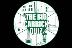 The Big Carrick Quiz will be held at Carrickfergus Town Hall on March 2.  Image: Positive Carrickfergus/Déjà Vu Promotions