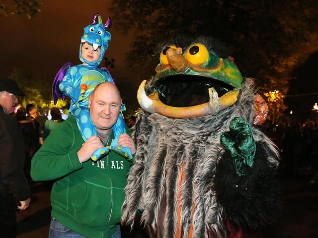 Twilight Night in Wallace Park in 2015.