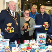 Mayor Cllr Steven Callaghan and Deputy Mayor Cllr Margaret Anne McKillop pictured at one of their RNLI fundraising events. Credit Causeway Coast and Glens Borough Council