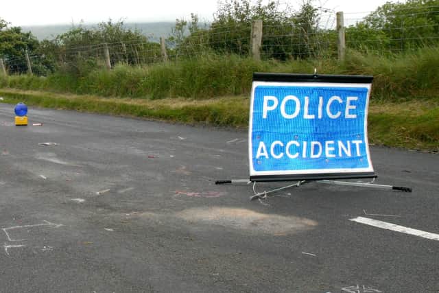 Man dies following collision in Carrickfergus Co Antrim.
