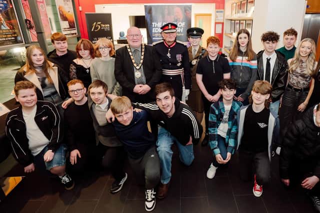 The 2024 Duke of Edinburgh Legacy Bursary Scheme participants receiving their bursaries