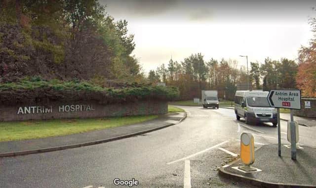 A major incident was declared at Antrim Area Hospital.  Picture: Google