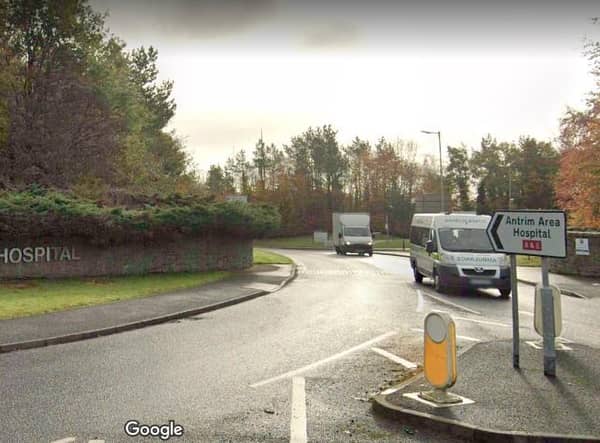 A major incident was declared at Antrim Area Hospital.  Picture: Google